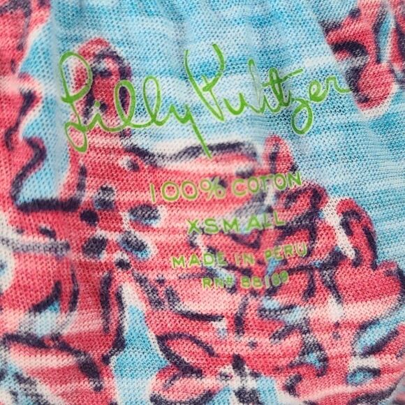 Lilly Pulitzer Wiley Ruffle Tube Top Rhode Island Reef XS/0 Strapless Knit Tee - Picture 10 of 12